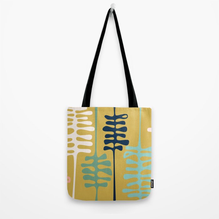 Abstract jungle - mustard Tote Bag Gallery Image 2
