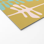 Abstract jungle - mustard Welcome Mat Gallery Image 2