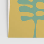 Abstract jungle - mustard Poster Gallery Image 3