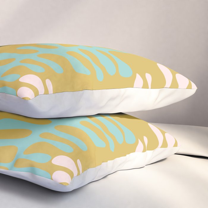 Abstract jungle - mustard Pillow Sham Gallery Image 3