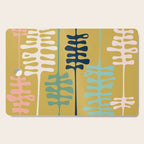 Abstract jungle - mustard Cutting Board Gallery Image 1