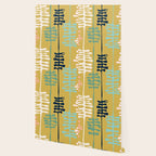 Abstract jungle - mustard Wallpaper Gallery Image 2