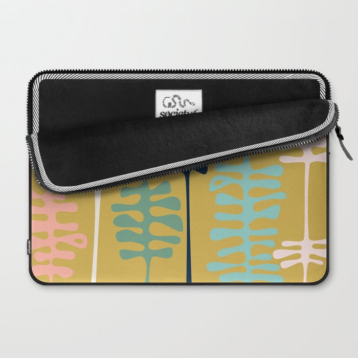 Abstract jungle - mustard Laptop Sleeve Gallery Image 2