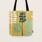 Abstract jungle - mustard Tote Bag Gallery Image 1