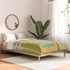 Abstract jungle - mustard Comforter Gallery Image 2