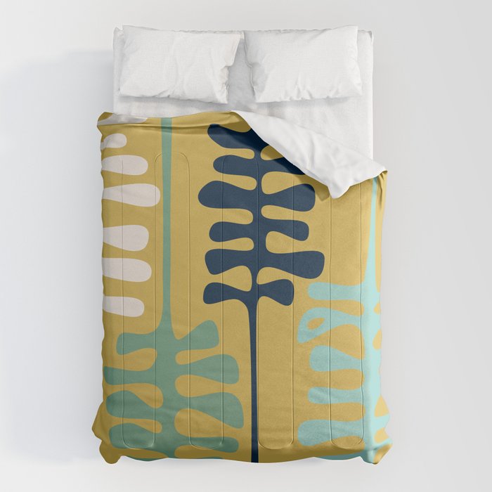 Abstract jungle - mustard Comforter Gallery Image 6