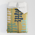 Abstract jungle - mustard Comforter Gallery Image 6