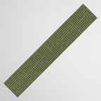 Lines III (Moss Green) Table Runner Gallery Image 3