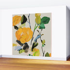 Yellow Flowers 2 Wall Mural Gallery Image 2