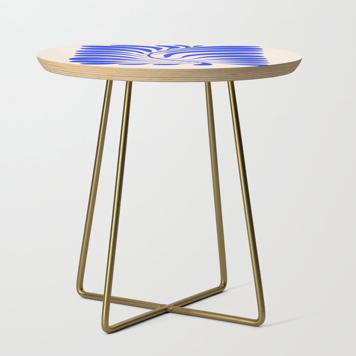 Electrik Blue Ferns: Matisse Edition Side Table Gallery Image 1