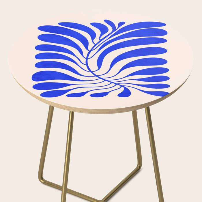 Electrik Blue Ferns: Matisse Edition Side Table Gallery Image 2