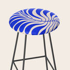 Electrik Blue Ferns: Matisse Edition Stool Gallery Image 2
