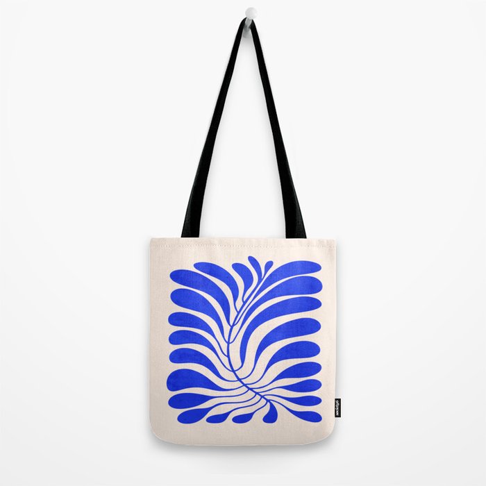 Electrik Blue Ferns: Matisse Edition Tote Bag Gallery Image 2