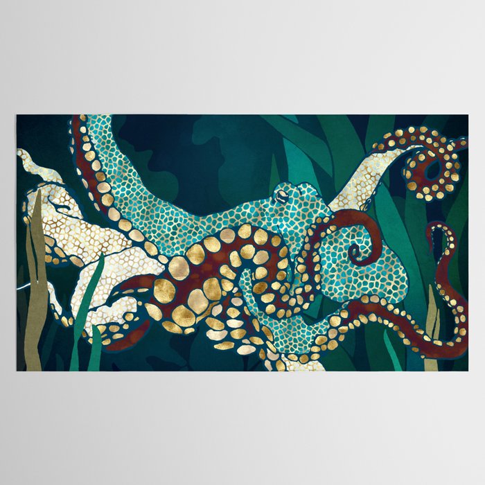 Metallic Octopus V Tablecloth Gallery Image 2