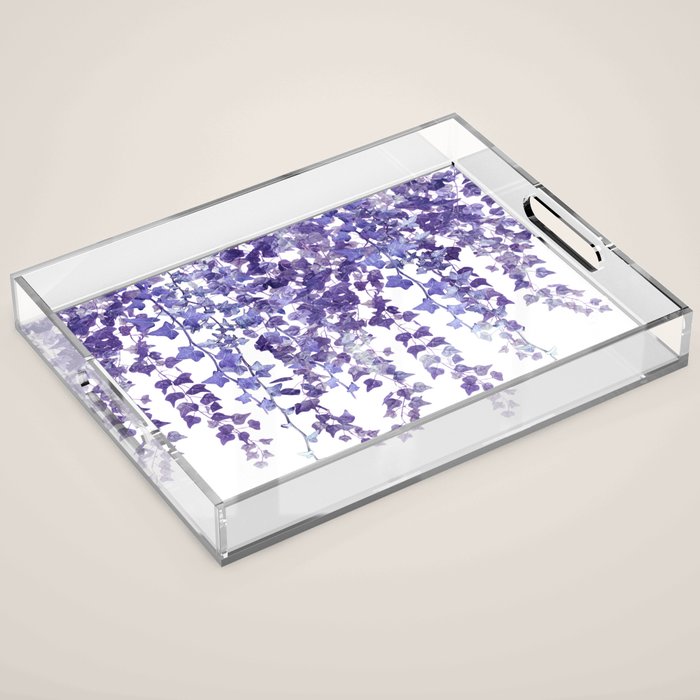 Purple Ivy Acrylic Tray Gallery Image 1