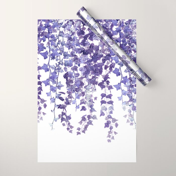 Purple Ivy Wrapping Paper Gallery Image 1