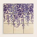 Purple Ivy Wood Wall Art Gallery Image 1