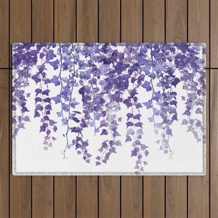Purple Ivy Outdoor Rug Gallery Image 1