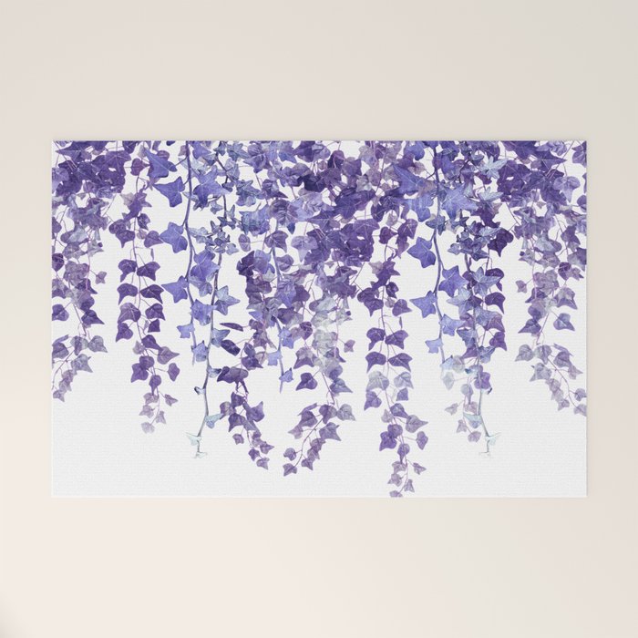 Purple Ivy Welcome Mat