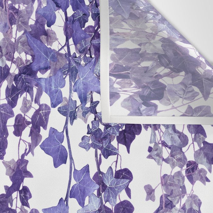 Purple Ivy Wall Tapestry Gallery Image 3