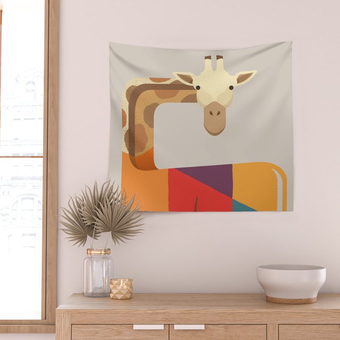 Giraffe Wall Tapestry Gallery Image 2