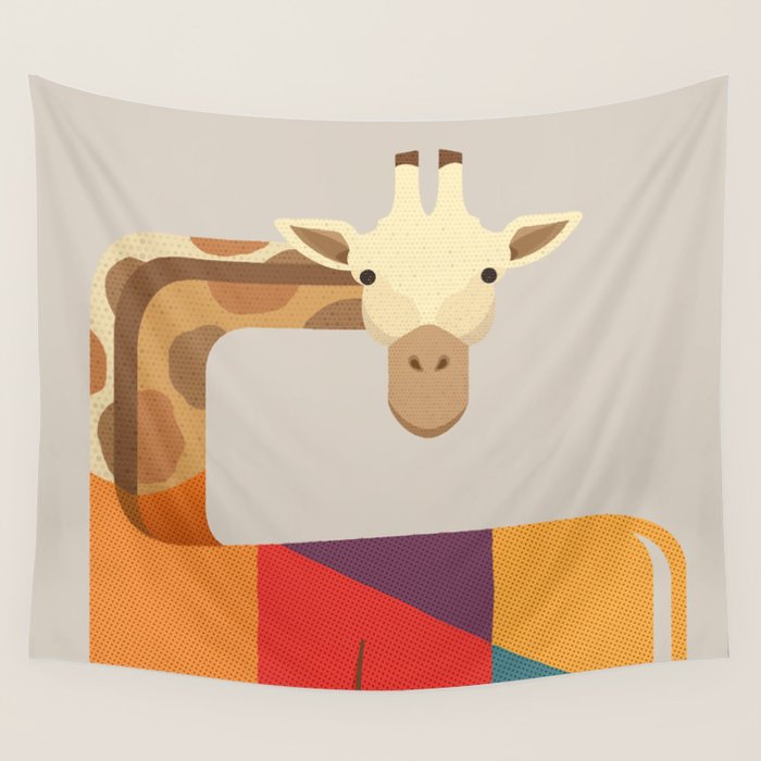 Giraffe Wall Tapestry Gallery Image 4