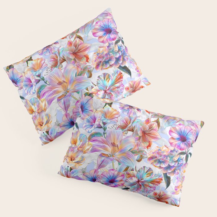 Glittering Blossoms  Pillow Sham Gallery Image 1