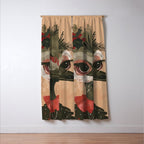 Festive Ostrich Window Curtain Gallery Image 3
