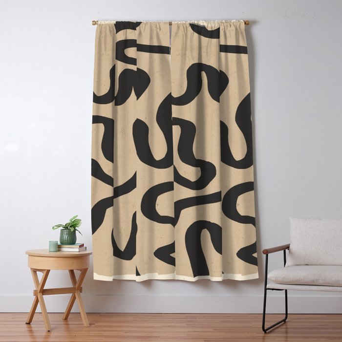 Organic Flow II Window Curtain Gallery Image 5