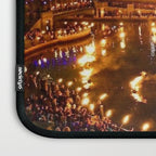Summer Waterfire at Waterplace Park - Providence, Rhode Island Laptop Sleeve Gallery Image 3