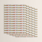Gingerbread men and women on a gray background with stars. Gingerbread surfer. Gingerbread hula girl. Fun Christmas print. Wrapping Paper Gallery Image 3