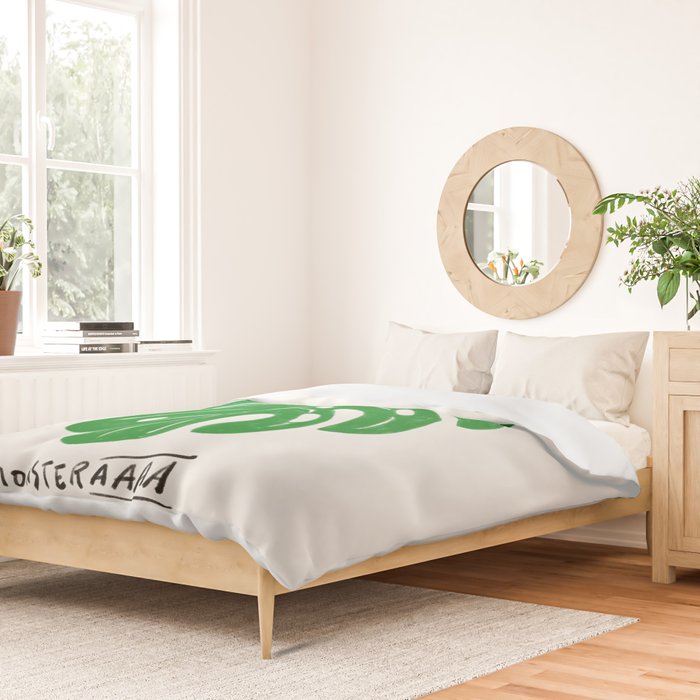 Monstera Duvet Cover Gallery Image 2