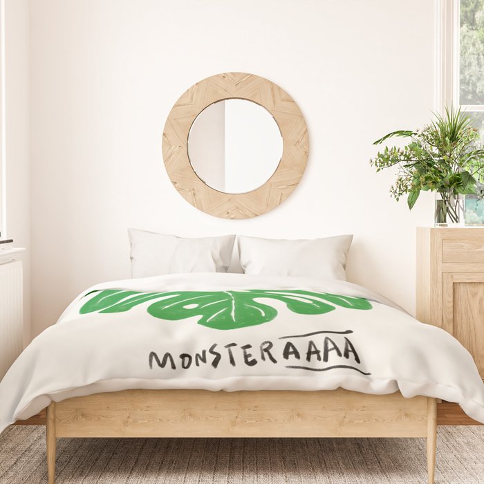 Monstera Duvet Cover Gallery Image 3