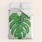 Monstera Duvet Cover Gallery Image 6