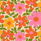 Bright Flowers and Bees Yellow Pink Orange Green Floral Coffee Mug Gallery Image 2