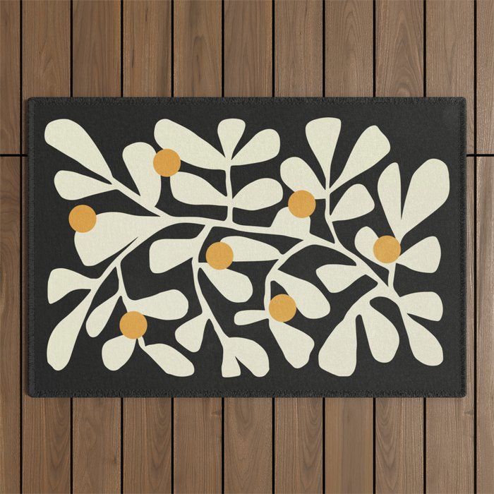 Summer Bloom: Matisse Night Edition Outdoor Rug Gallery Image 1