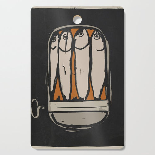 Sardines Cutting Board