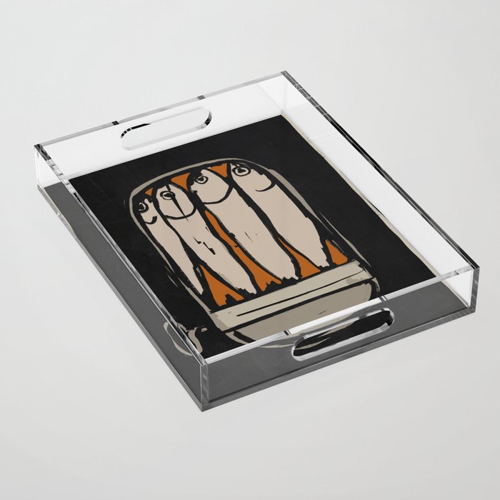 Sardines Acrylic Tray Gallery Image 1