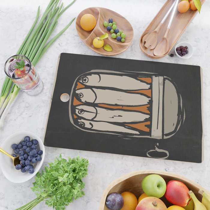 Sardines Cutting Board Gallery Image 2