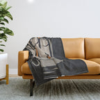 Sardines Throw Blanket Gallery Image 1