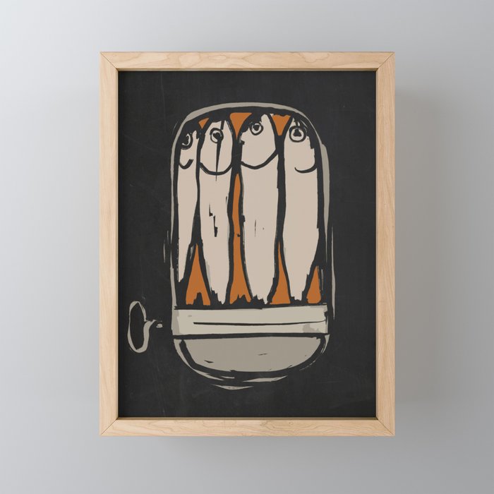 Sardines Mini Art Print Gallery Image 1