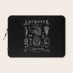 Lacrosse Player Equipment Vintage Patent Drawing Print Laptop Sleeve Gallery Image 1