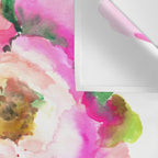 Pink Peonies, garden pink floral design, pink flowers Wall Tapestry Gallery Image 3