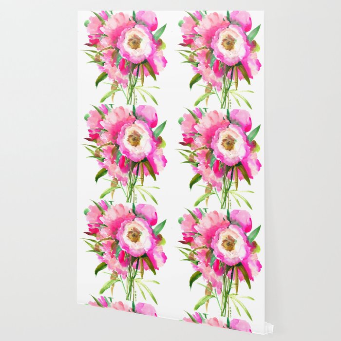Pink Peonies, garden pink floral design, pink flowers Wallpaper Gallery Image 2