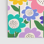 Flowerscape field - pastel Poster Gallery Image 3