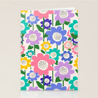Flowerscape field - pastel Stationery Card Gallery Image 2