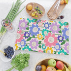 Flowerscape field - pastel Cutting Board Gallery Image 2