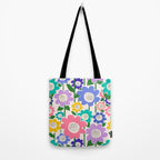 Flowerscape field - pastel Tote Bag Gallery Image 2