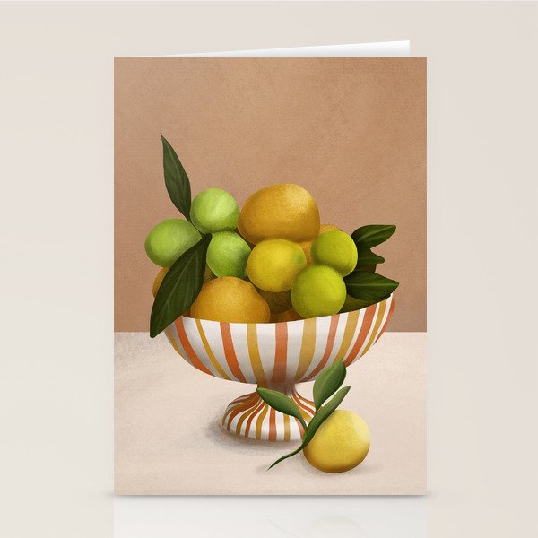 Golden Citrus 1 Stationery Card Gallery Image 1