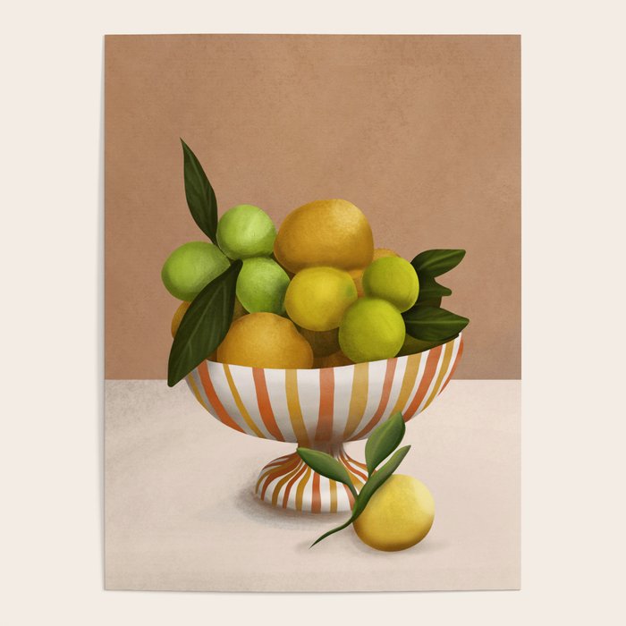 Golden Citrus 1 Poster Gallery Image 4